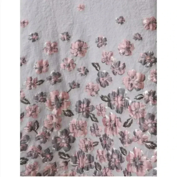 BHLDN Guilie Dress Tea Length Floral Jacquard - Picture 4 of 6